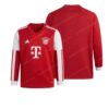Bayern Munich Home Long Sleeve Football Shirt 26/27 Front and Back View