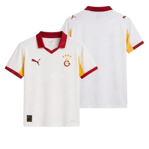 Galatasaray Away Football Shirt 26/27 Front and Back View