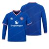 Manchester United Away Long Sleeve Football Shirt 26/27 Front and Back View