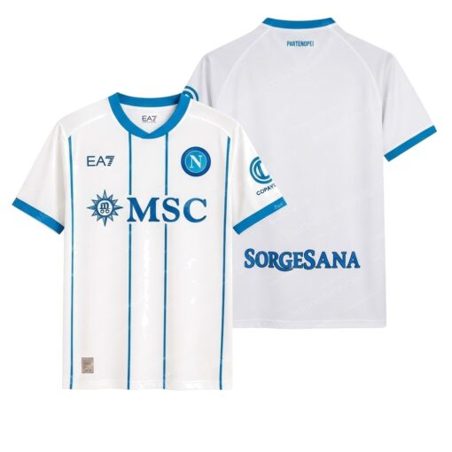 Napoli Away Football Shirt 26/27 Front and Back View