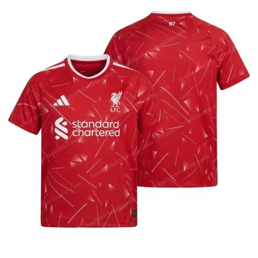 Liverpool Home Football Shirt 26/27 Front and Back View