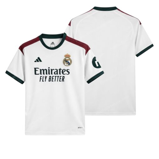 Real Madrid Home Football Shirt 26/27 Front and Back View