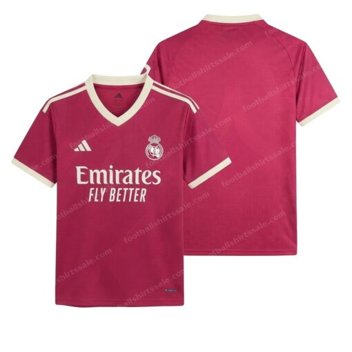 Real Madrid Third Football Shirt 26/27 Front and Back View