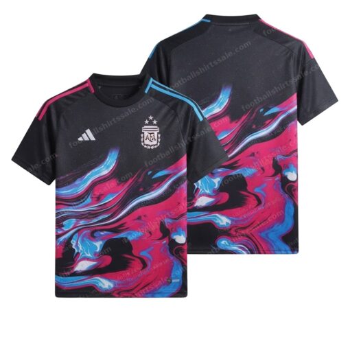 Argentina Neon Lights Special Edition Football Shirt 2026 Front and Back View