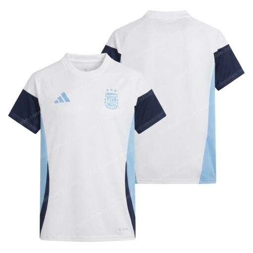 Argentina World Cup Pre Match Football Shirt 2026 Front and Back View