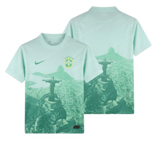 Brazil Green Rio Special Edition Football Shirt 2026 Front and Back View