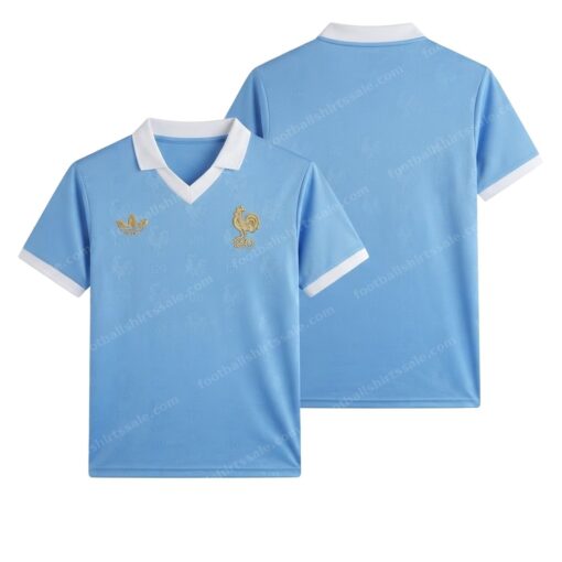 France 120th Anniversary Football Shirt 2026 Front and Back View
