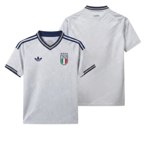 Italy Away Football Shirt 2026 Front and Back View