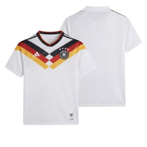 Germany Home Long Sleeves Player Version Football Shirt 2026 Front and Back View