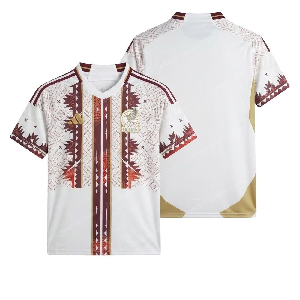 Mexico Concept White Football Shirt 2026 Front and Back View