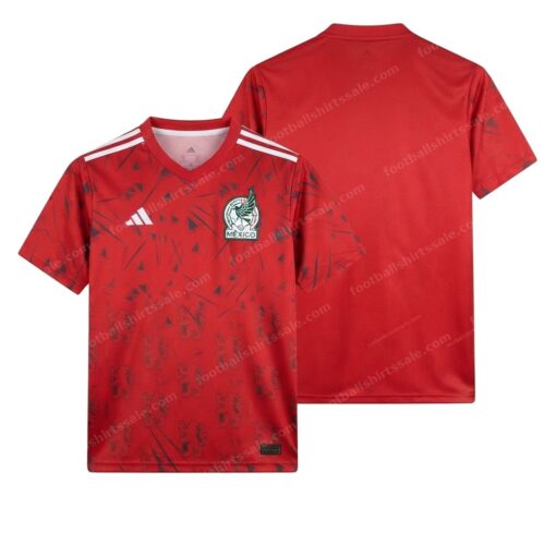 Mexico World Cup Pre Match Football Shirt 2026 Front and Back View