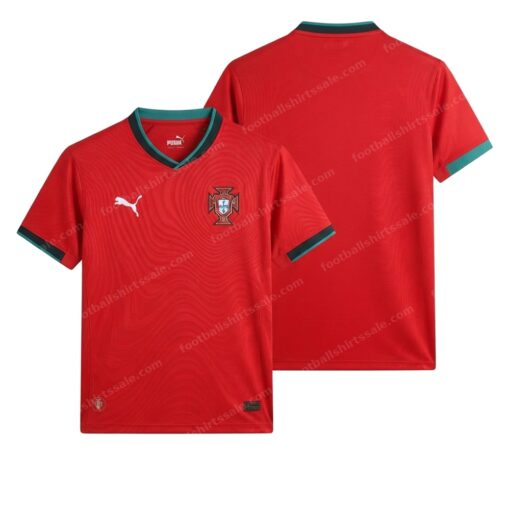 Portugal Home World Cup Football Shirt 2026 Front and Back View