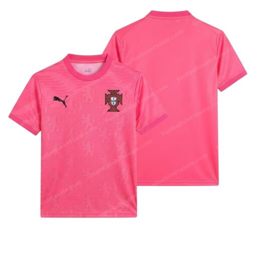 Portugal Special Edition Pink Velo Football Shirt 2026 Front and Back View