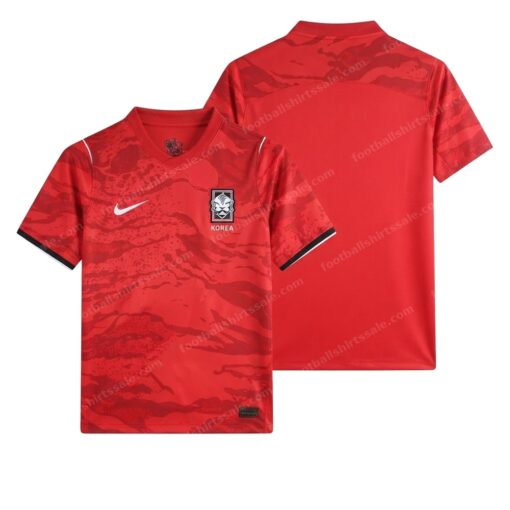 South Korea Home World Cup Football Shirt 2026 Front and Back View