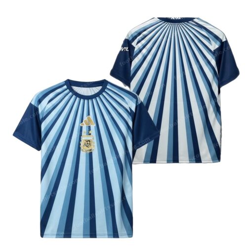 Argentina World Cup Special Football Shirt 2026 Front and Back View
