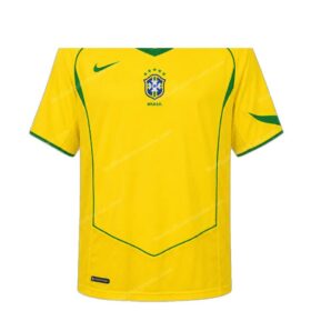 Brazil Retro Home Football Shirt 2004