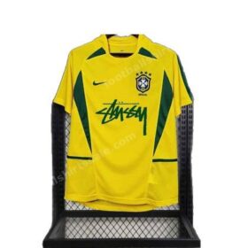 Brazil Retro Home X Stüssy Football Shirt 2002