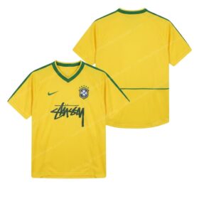 Brazil Retro Home X Stüssy Football Shirt 2002