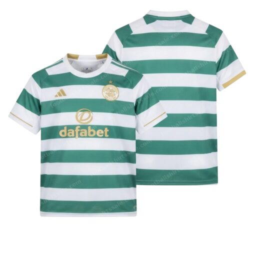 Celtic Home Celtic Football Shirt 26/27 Front and Back View