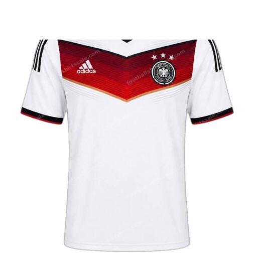 Germany Retro Home Football Shirt 2014