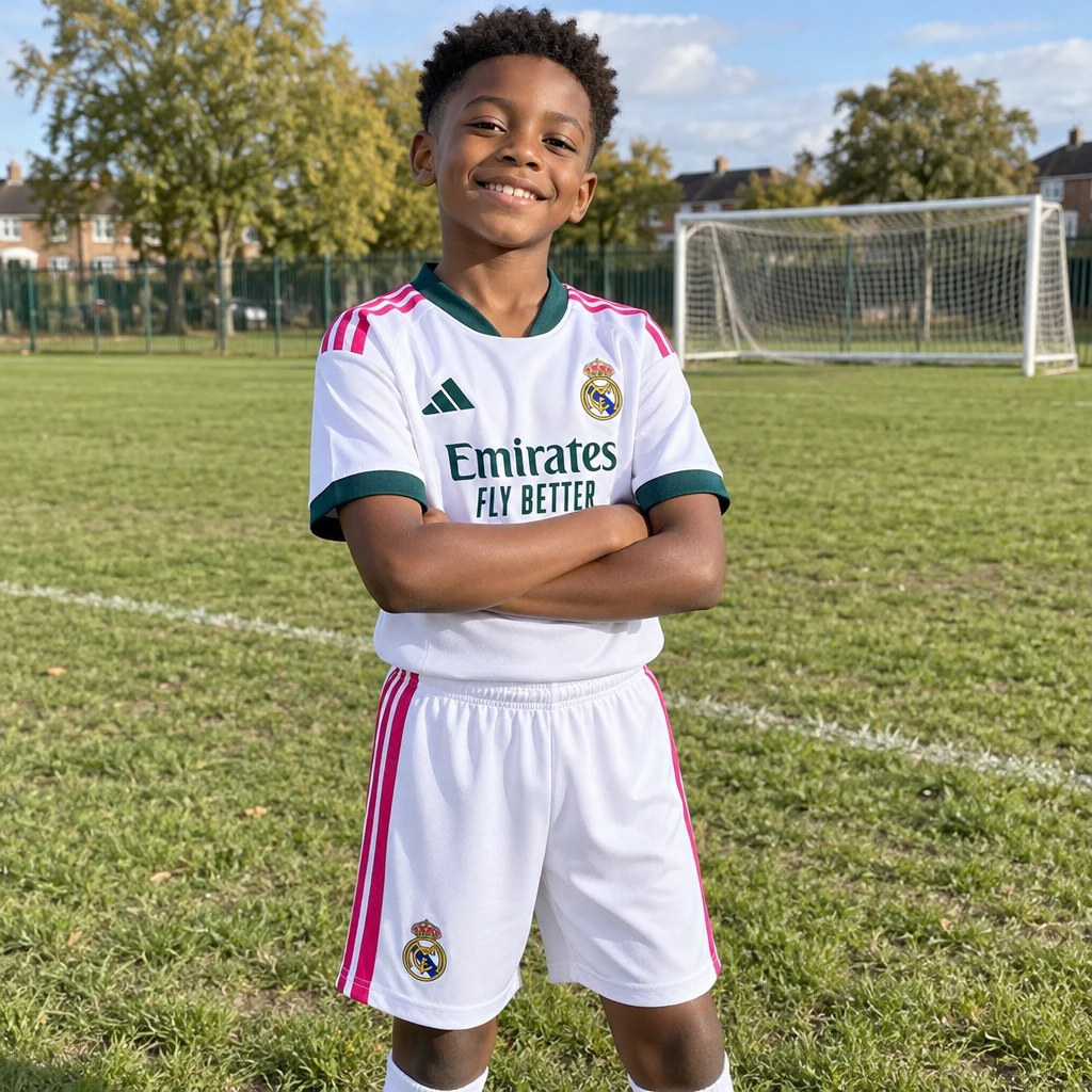 Real Madrid 26/27 Home Set – Cheap Kids Football Kits