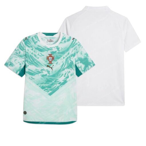 Portugal Away Football Shirt 2026 Front and Back View