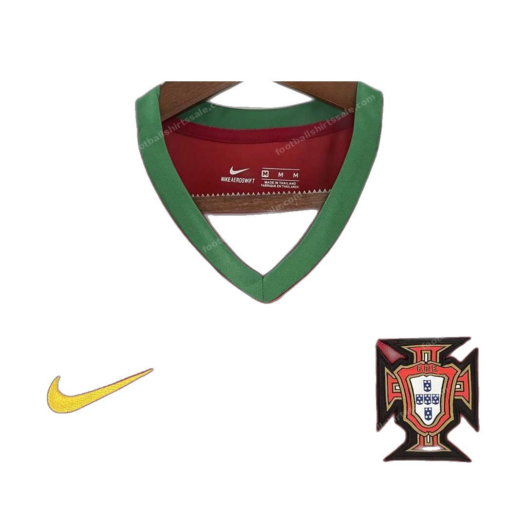 Portugal Retro Home Football Shirt 2006 - Image 3