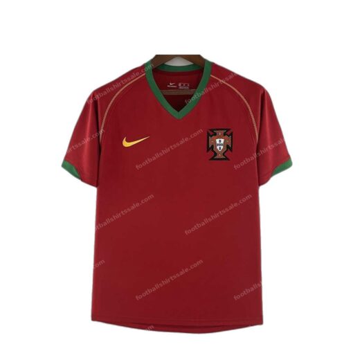Portugal Retro Home Football Shirt 2006
