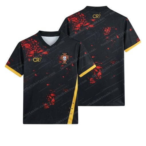 Portugal World Cup X Cr7 Special Football Shirt 2026 Front and Back View