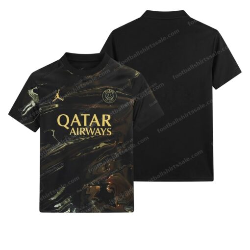 PSG Fifth "night Edition" Football Shirt 25/26 Front and Back View