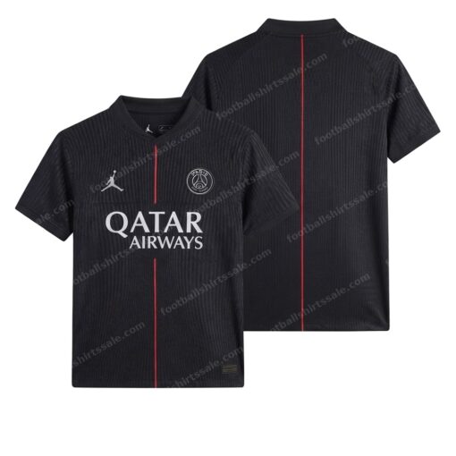 PSG Fourth Player Version Football Shirt 25/26 Front and Back View