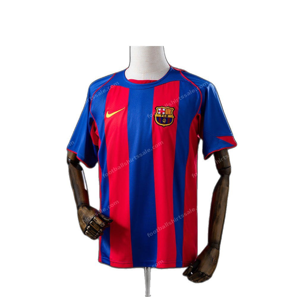 2004/2005 Retro Barcelona Home Football Shirt