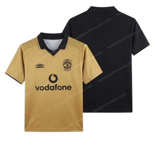 Manchester United Third Retro2001/ Centenary Reversible Football Shirt 2002 Front and Back View