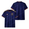 Spain 2 Stars Blue Football Shirt 2026 Front and Back View