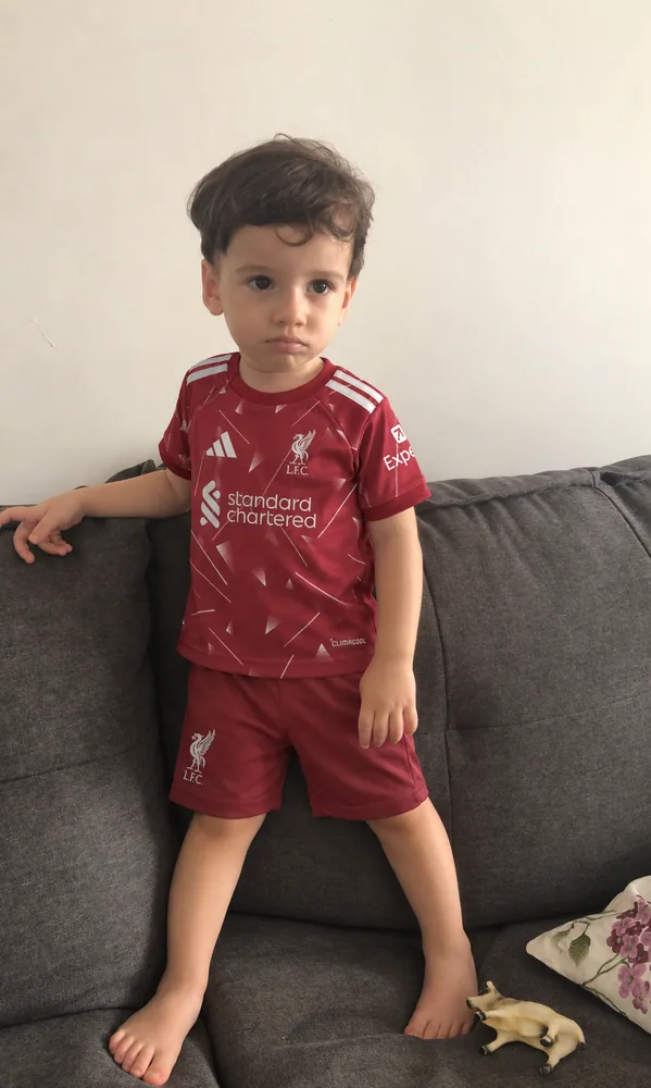 Customer review photo for Kids Football Shirt